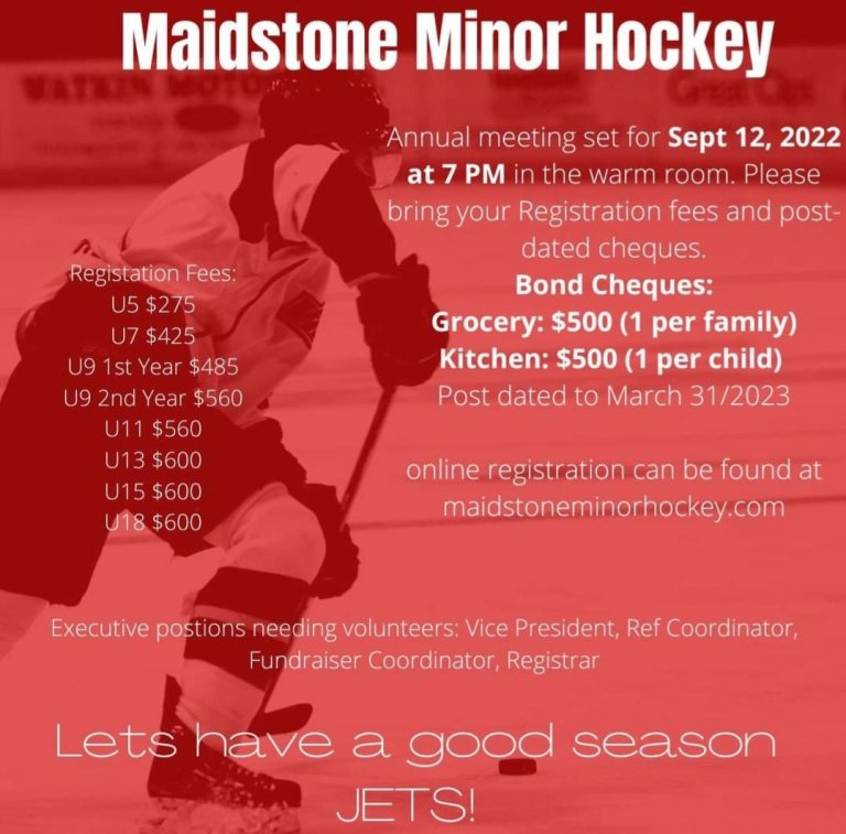 Maidstone Minor Hockey | Maidstone Jets